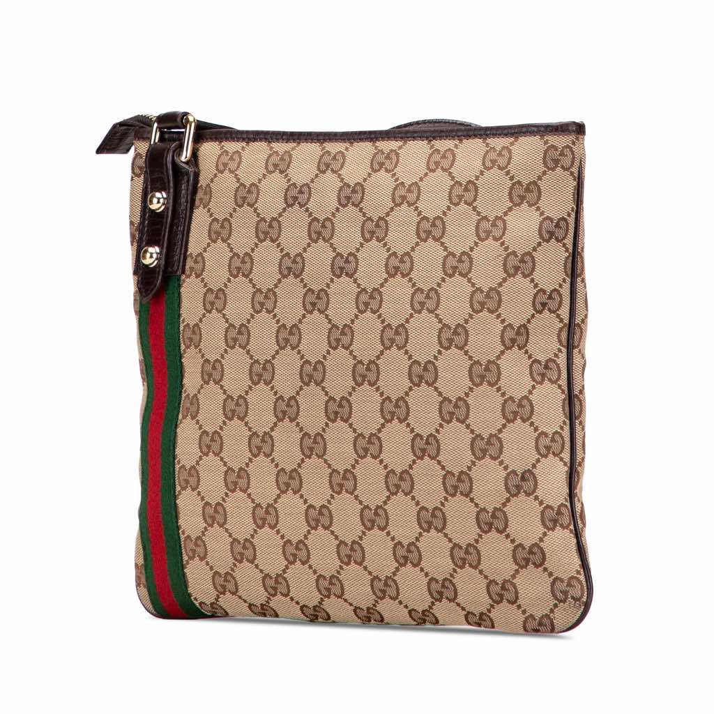 Gucci GG Canvas Jolicoeur Crossbody - Back view