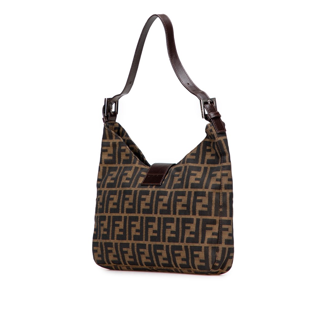 Fendi Zucca Canvas Shoulder Bag - 2