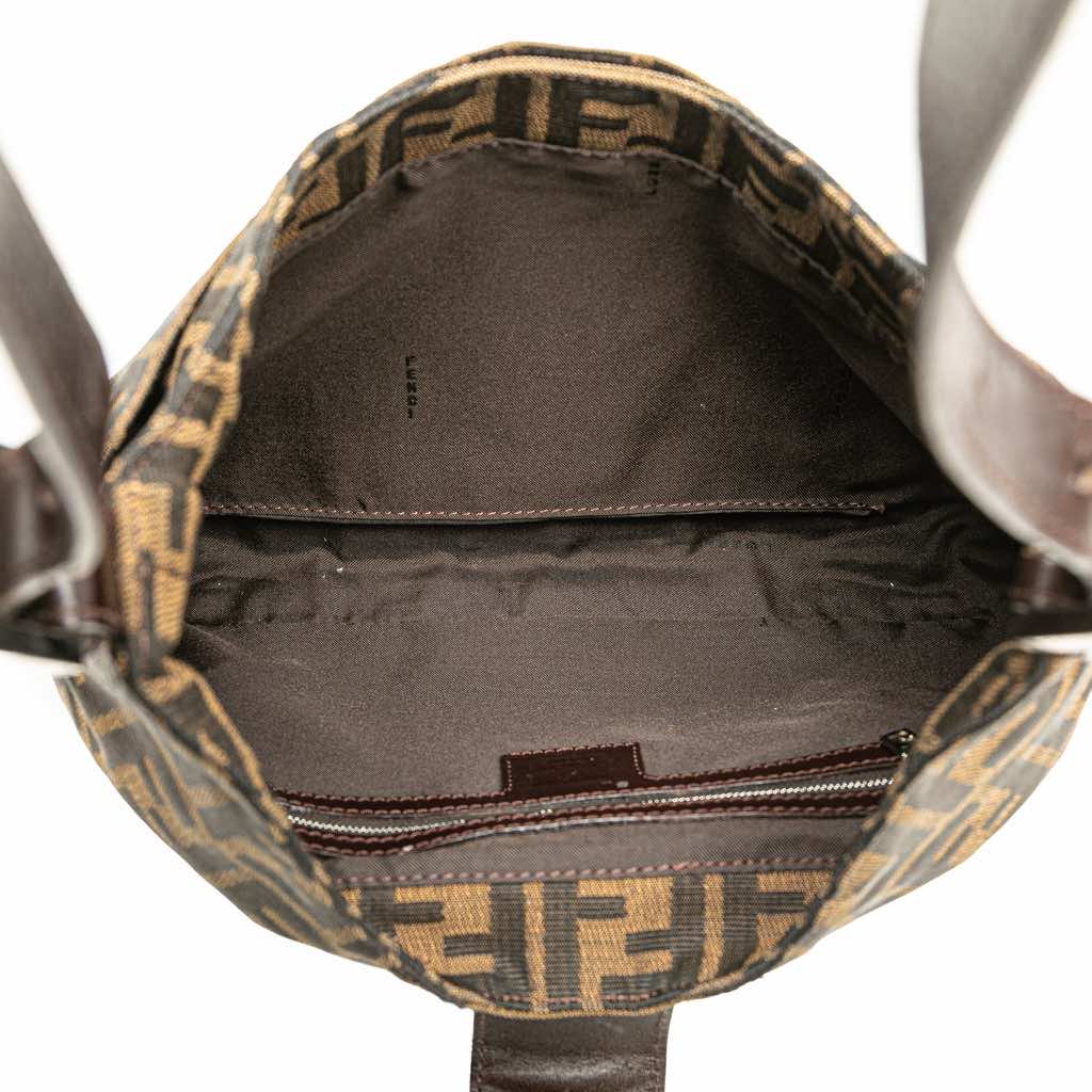 Fendi Zucca Canvas Shoulder Bag - 4