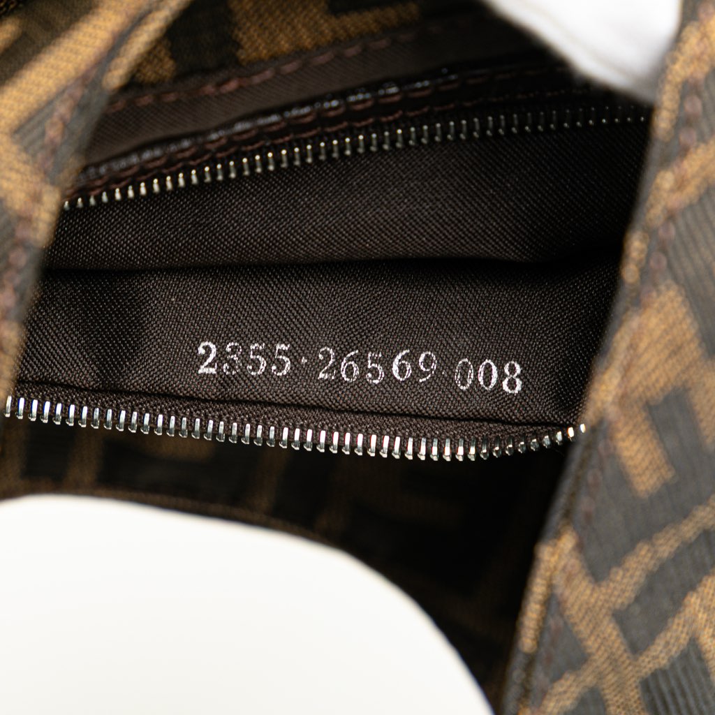 Fendi Zucca Canvas Shoulder Bag - 5