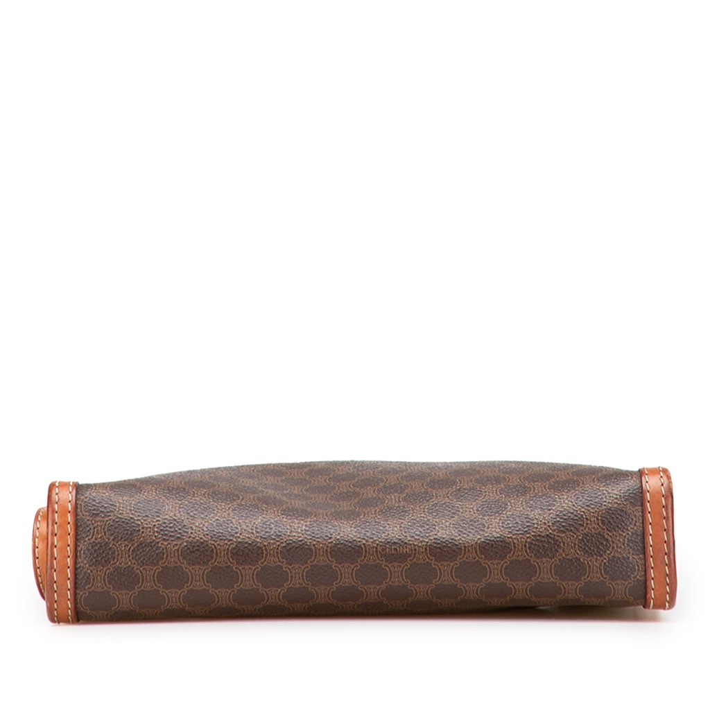 Celine Macadam Coated Canvas Clutch - 3