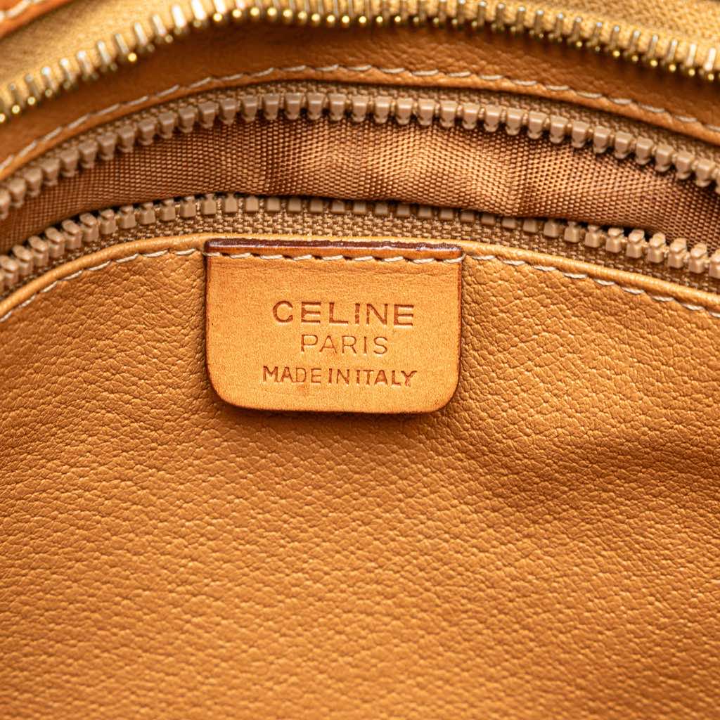 Celine Macadam Coated Canvas Clutch - 5