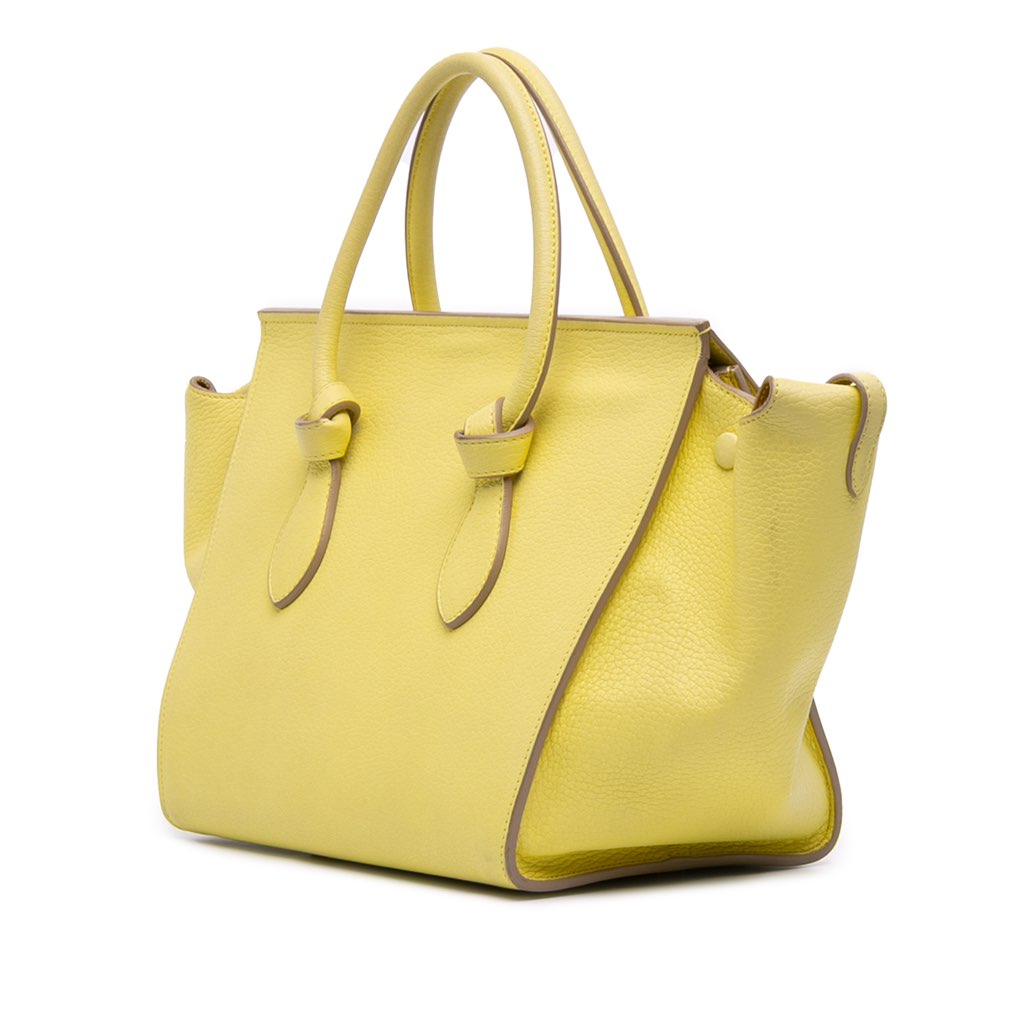 Celine Small Grained Calfskin Tie Tote - 2