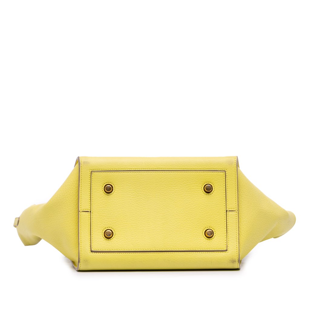 Celine Small Grained Calfskin Tie Tote - 3