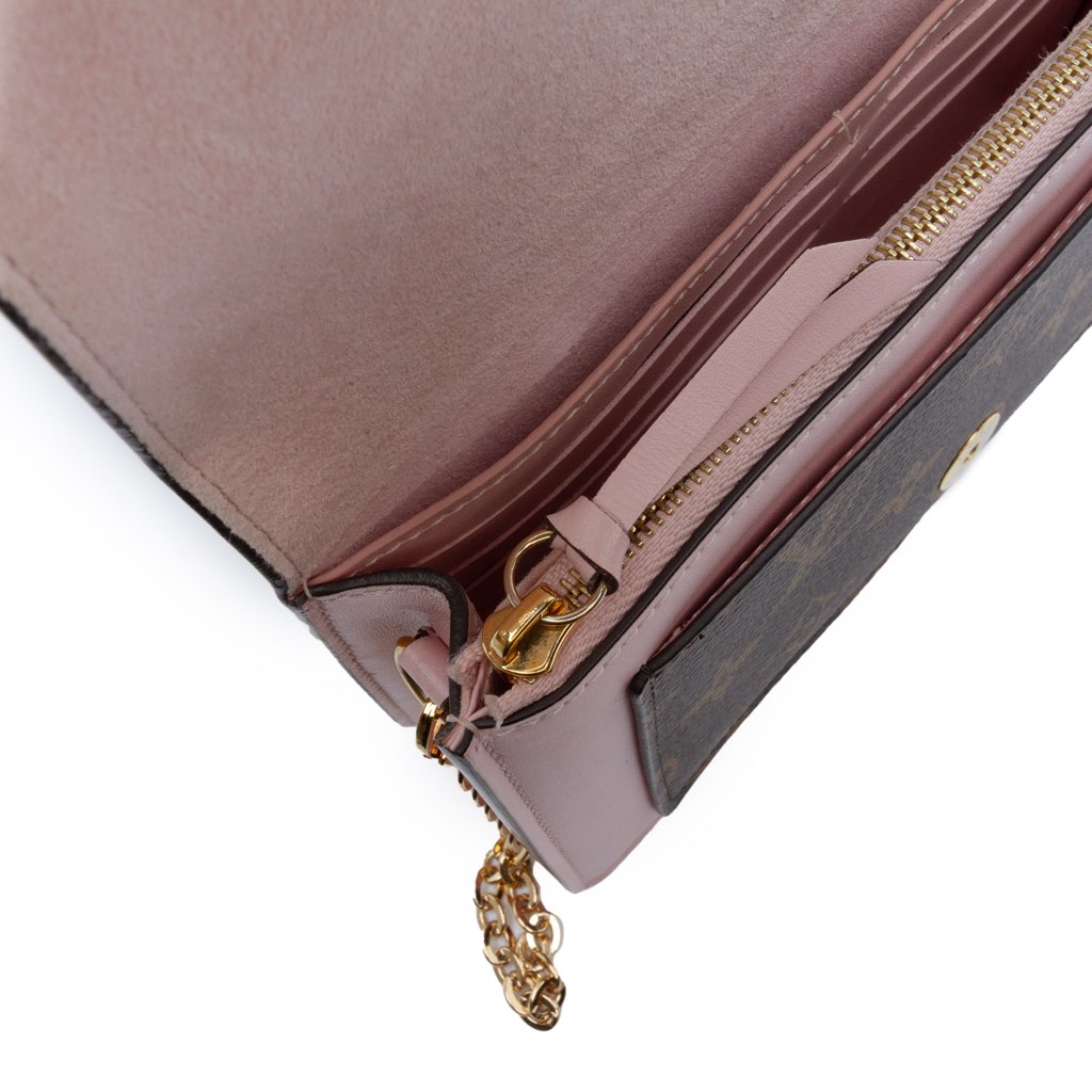 Louis Vuitton Monogram Flore Wallet On Chain - 5