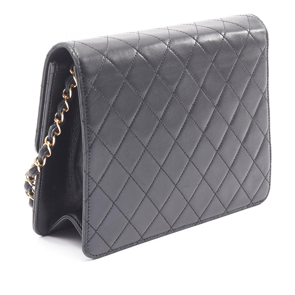 Chanel CC Quilted Lambskin Chain Single Flap - 2