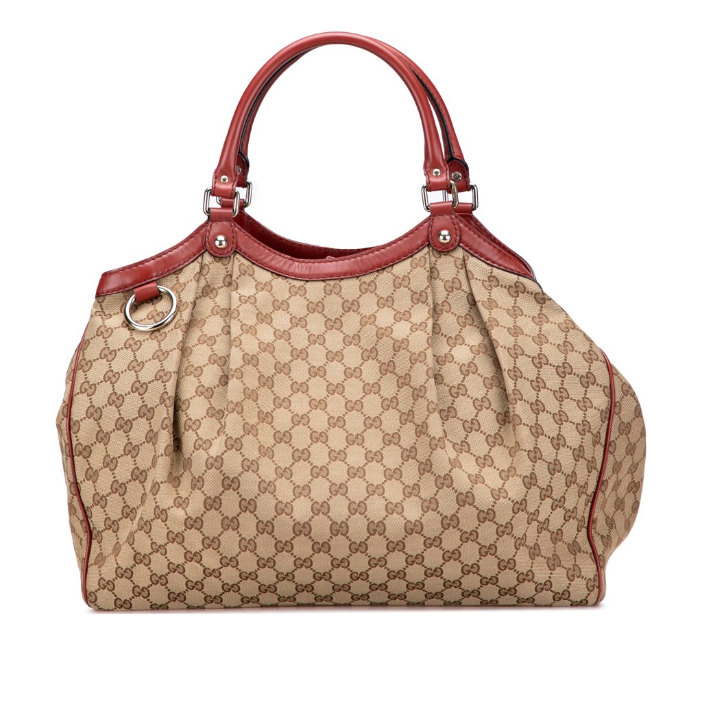 Gucci Large GG Canvas Sukey Tote