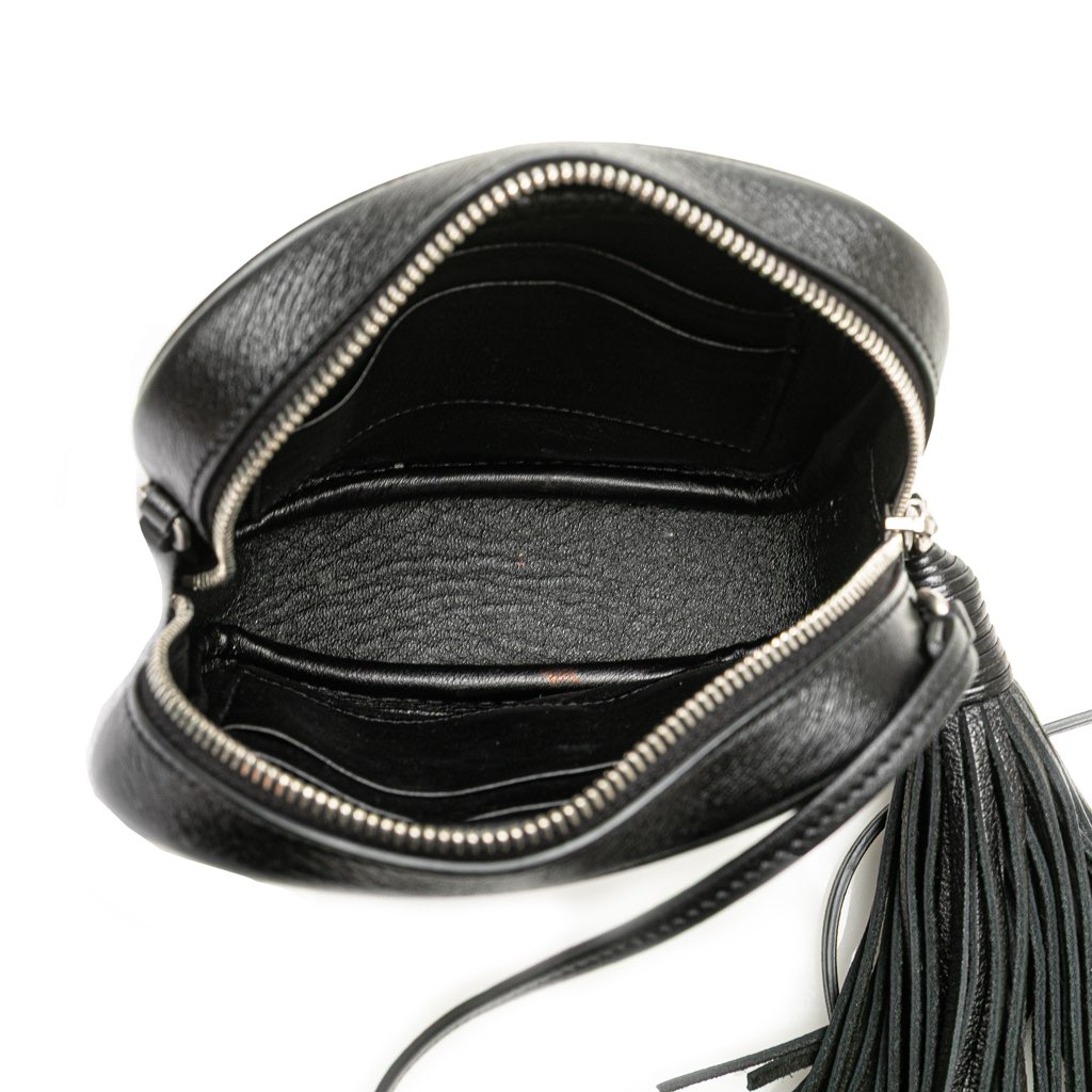 Saint Laurent Studded Calfskin Monogram Heart Blogger Crossbody - 4