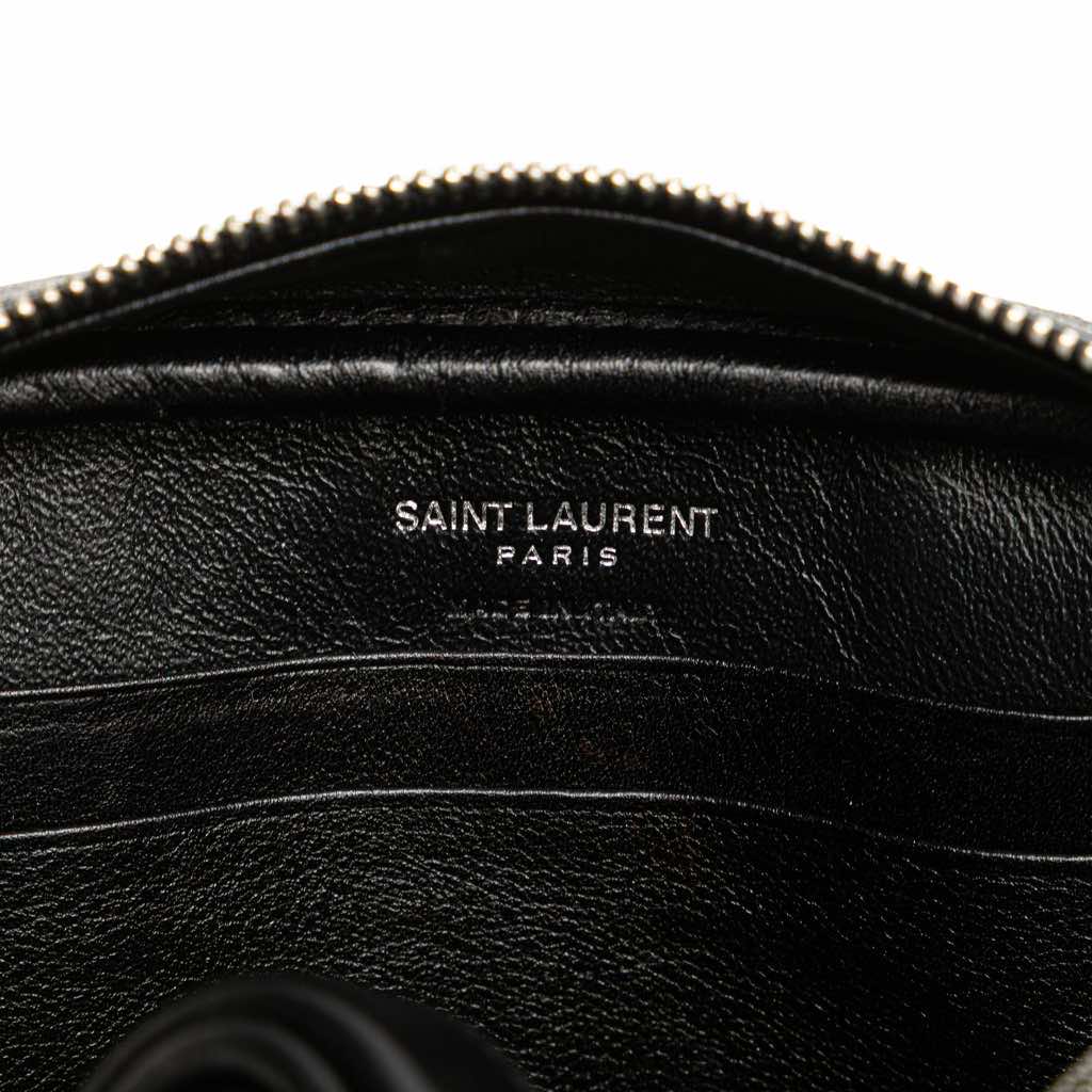 Saint Laurent Studded Calfskin Monogram Heart Blogger Crossbody - Side view