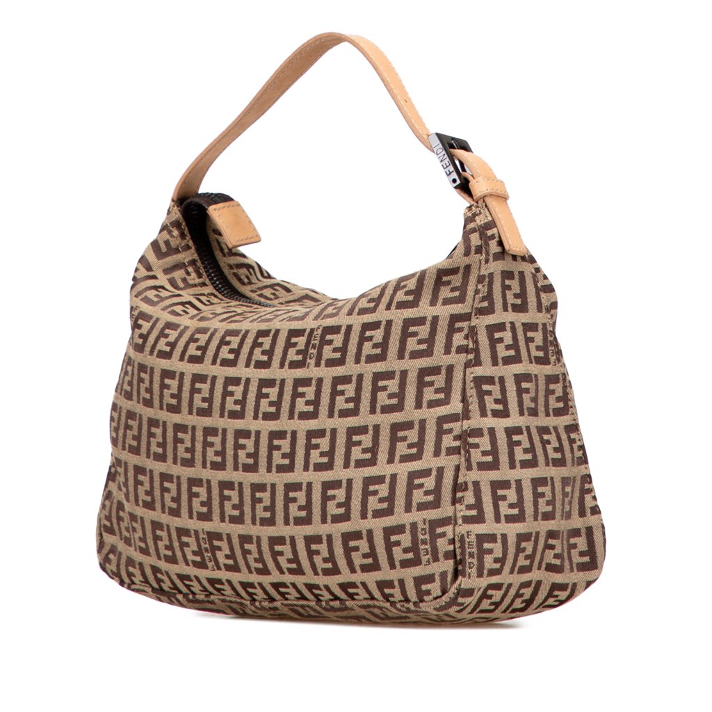 Fendi Zucchino Canvas Handbag - 2