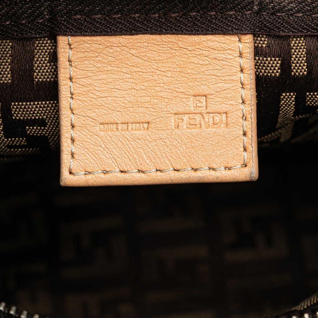 Fendi Zucchino Canvas Handbag - 5