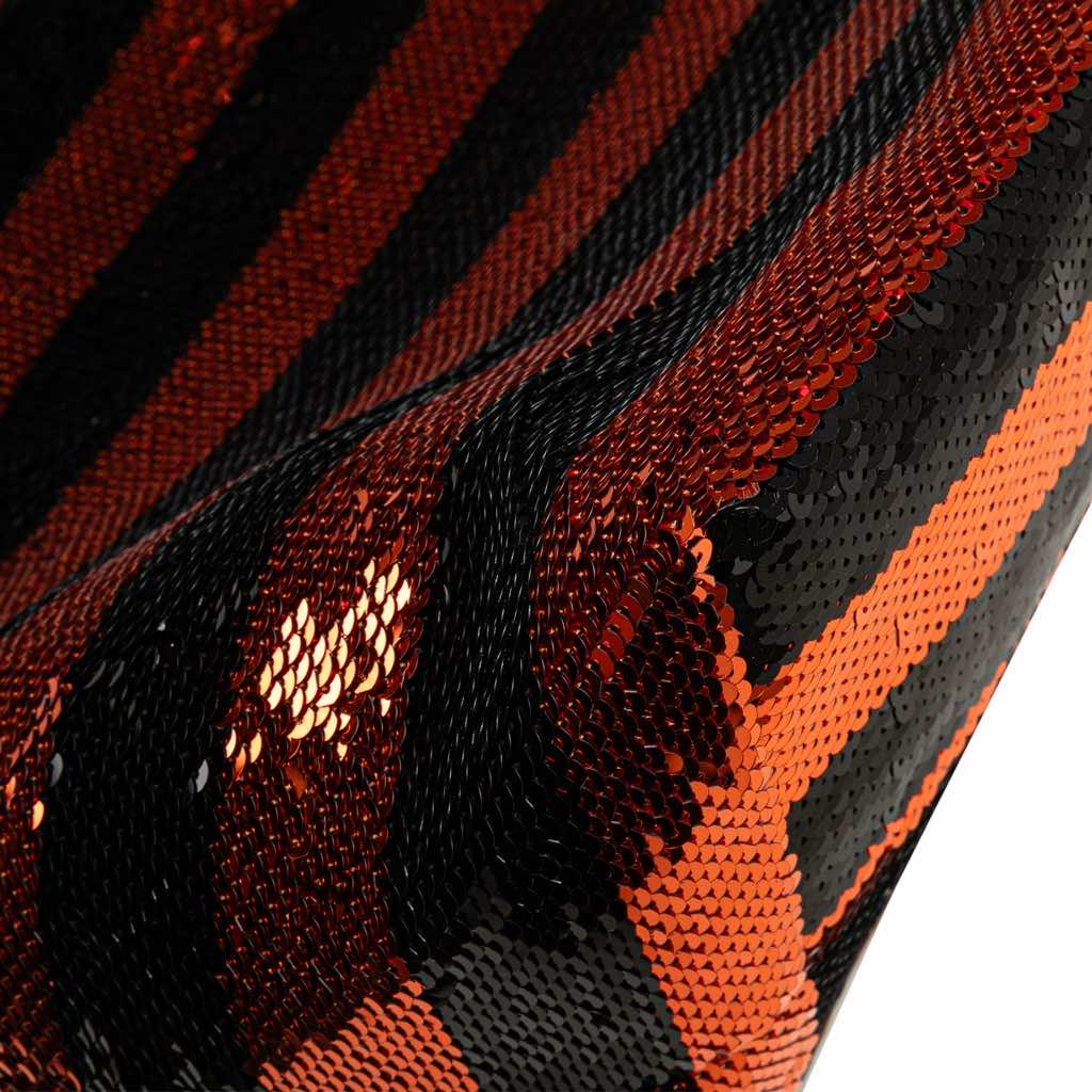Prada Satin Sequin Stripes Tote - Image 12