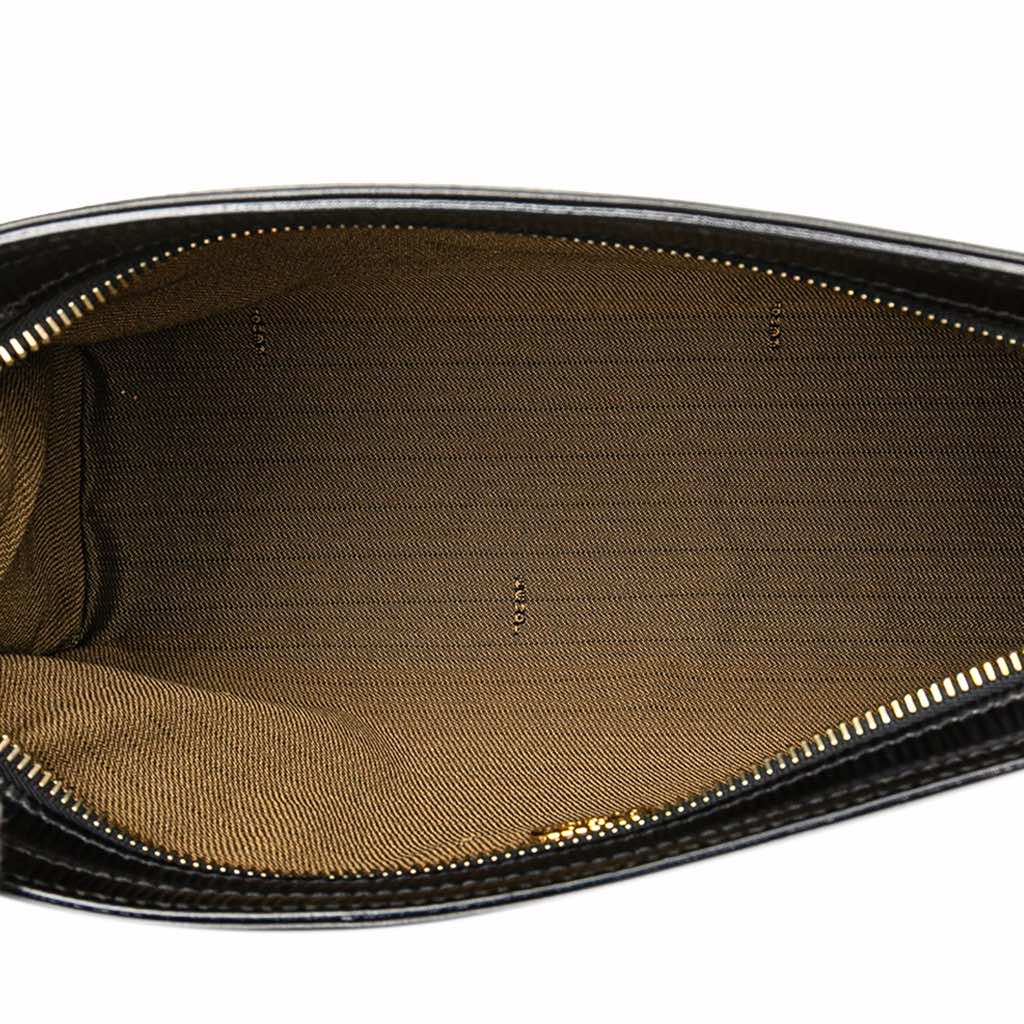 Fendi Leather Logo Clutch - 4