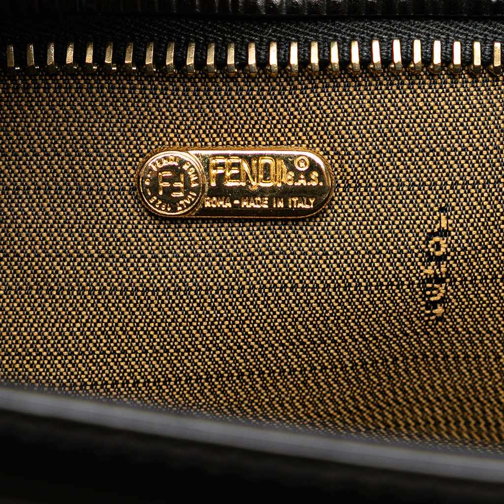 Fendi Leather Logo Clutch - 5