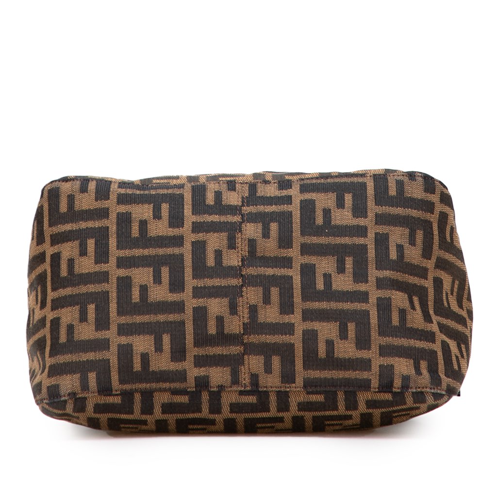 Fendi Zucca Canvas Double Flap Shoulder Bag - 3