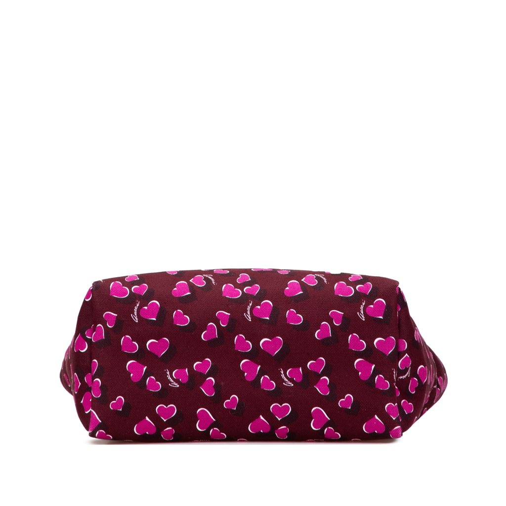 Gucci Canvas Heartbeat Tote - Image 6