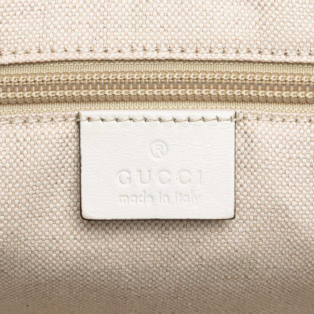 Gucci Canvas Heartbeat Tote - Side view