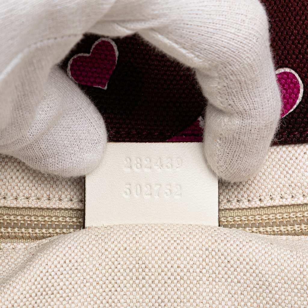 Gucci Canvas Heartbeat Tote - Detail 1