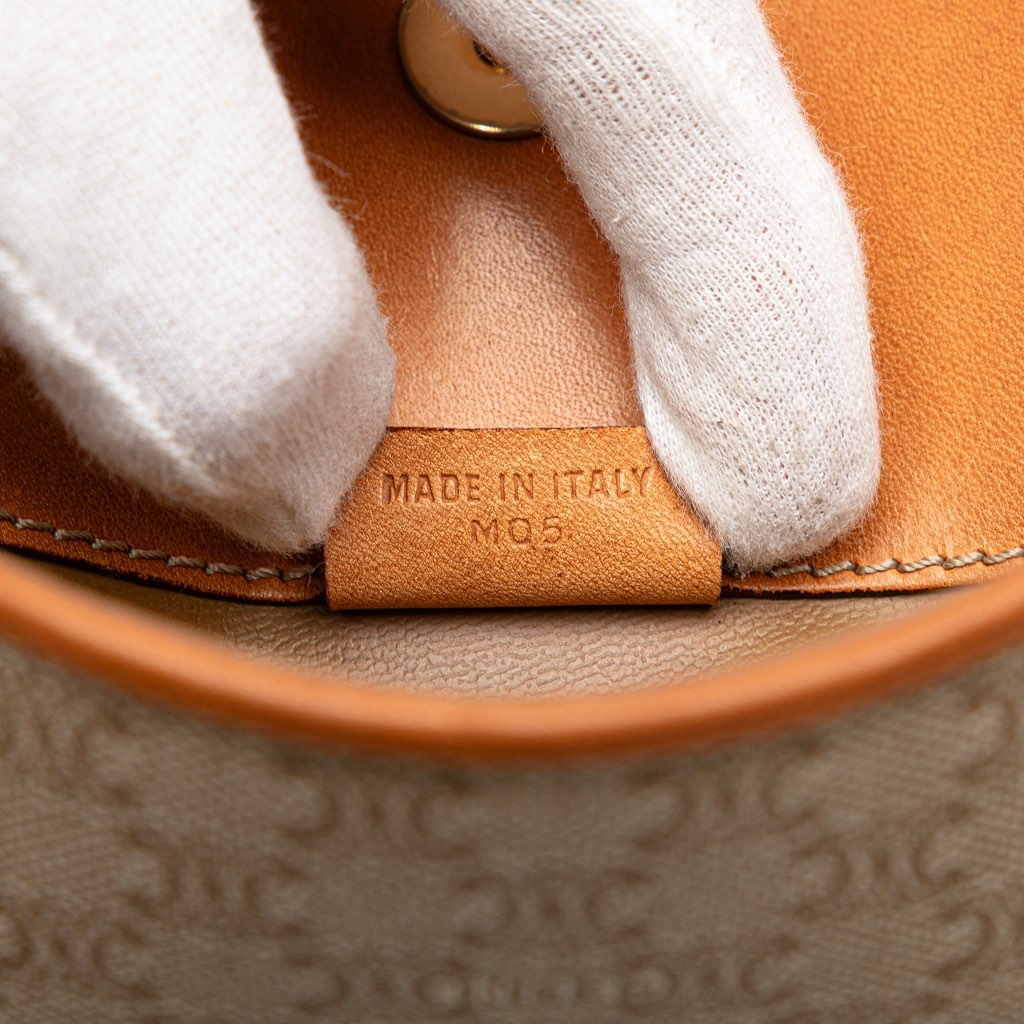 Celine Macadam Coated Canvas Clutch - Detail 1