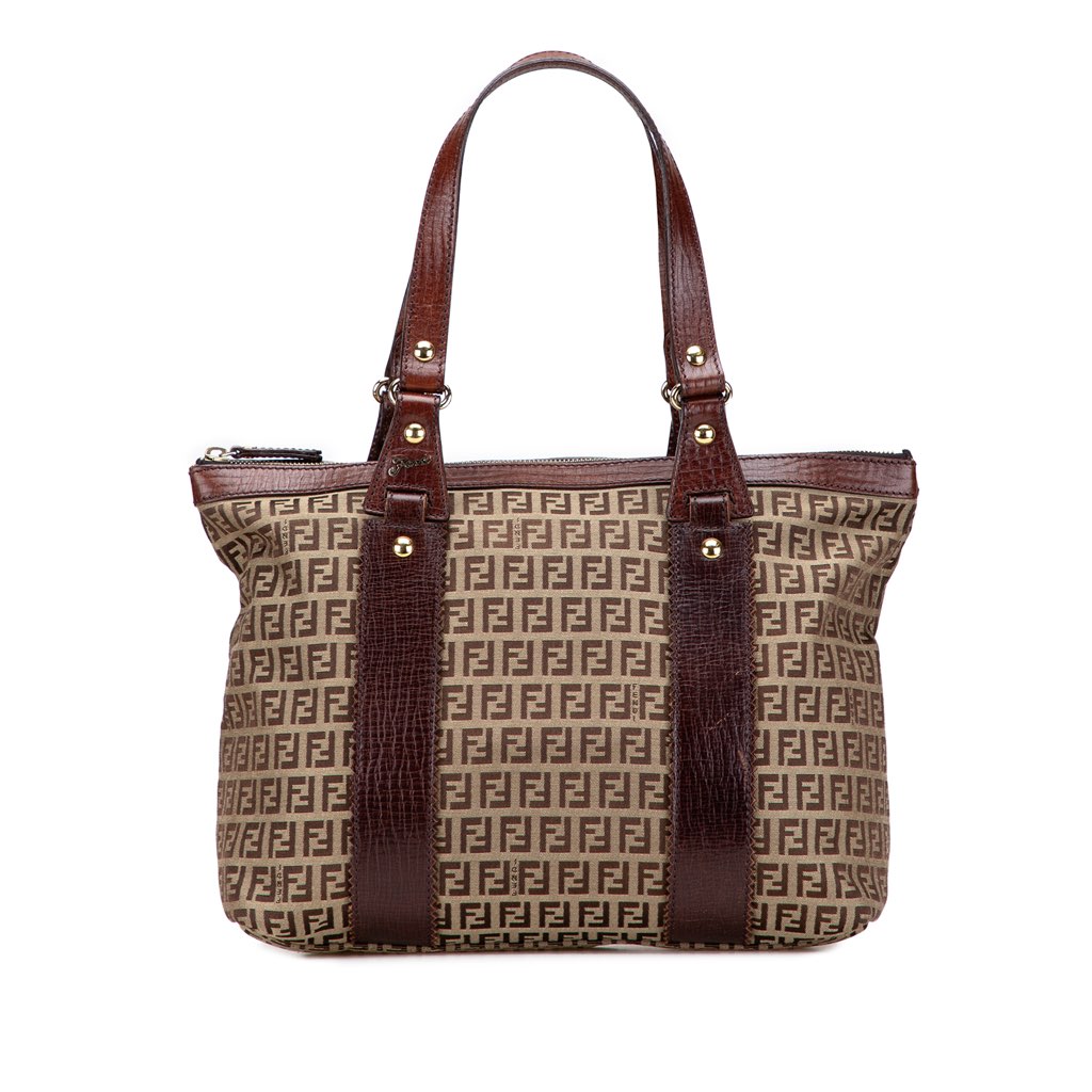 Fendi Zucchino Canvas Tote