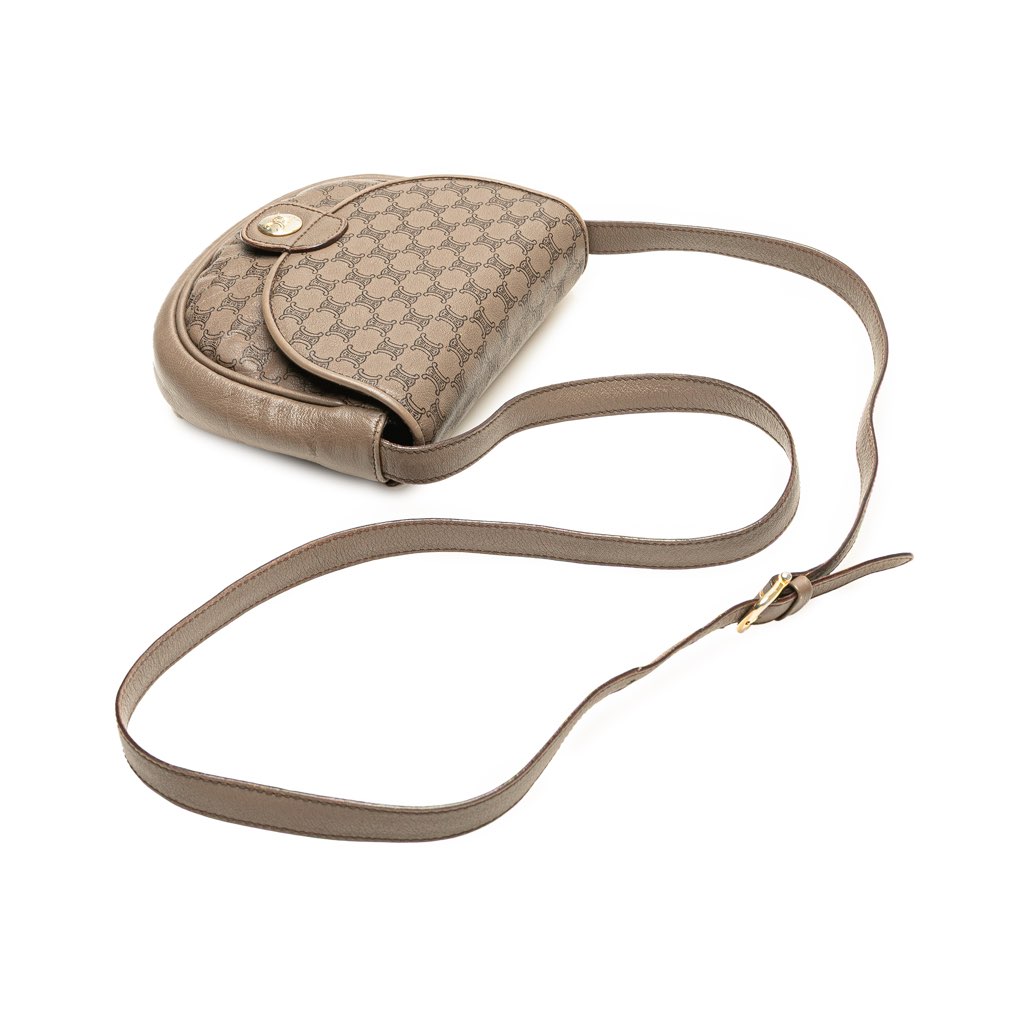 Celine Macadam Leather Crossbody - Image 11