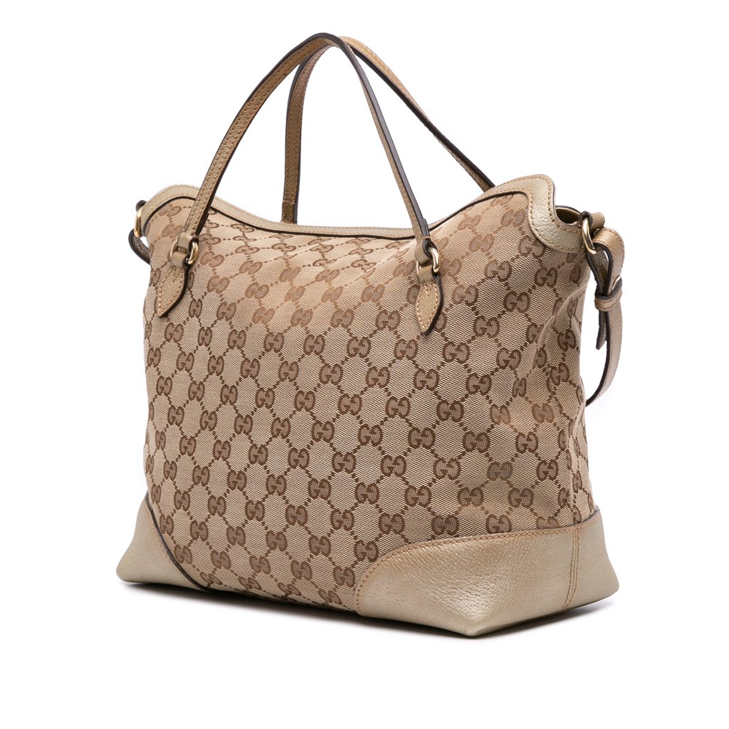 Gucci Medium GG Canvas Bree Satchel - 2