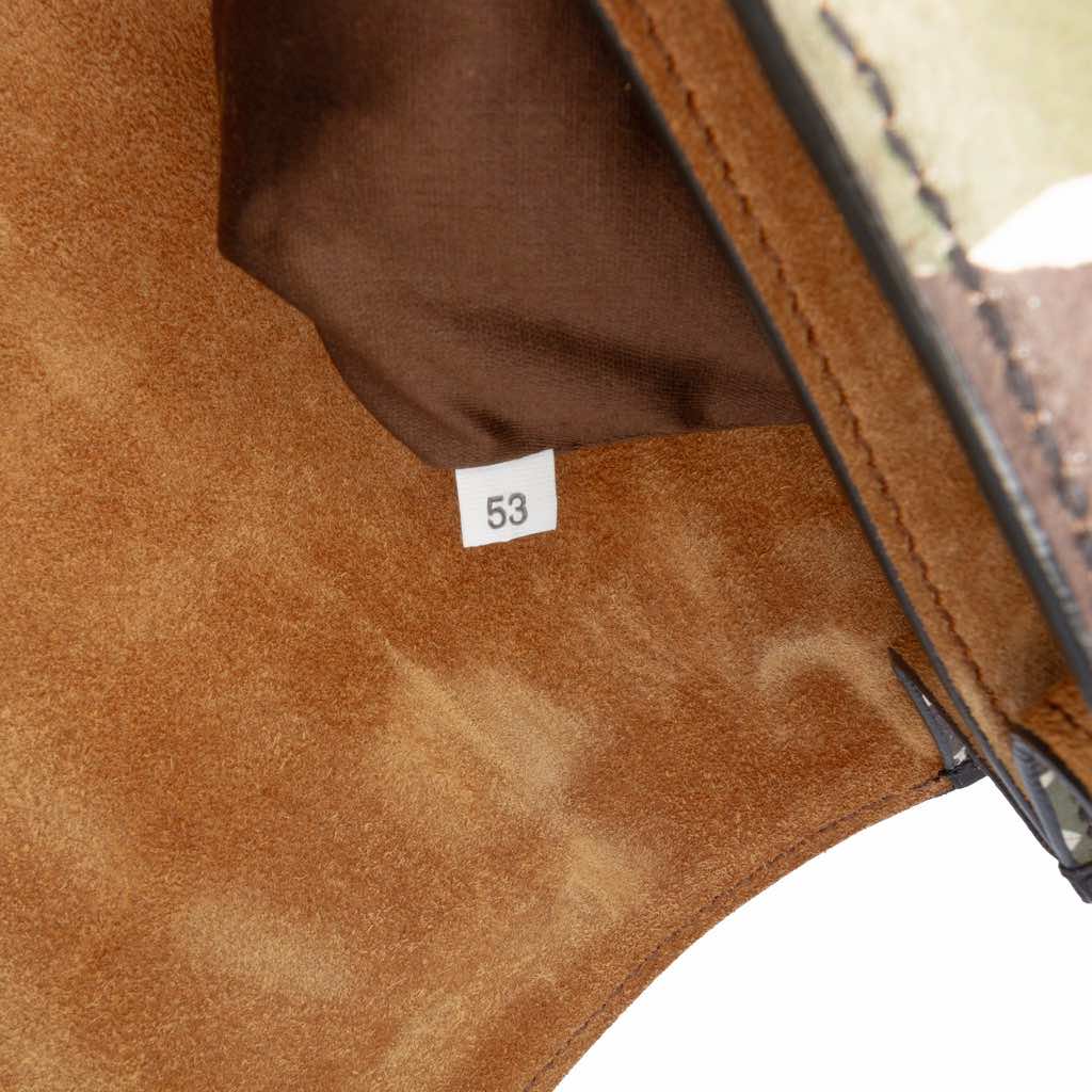 Miu Miu Leather Camouflage Satchel - Detail 1