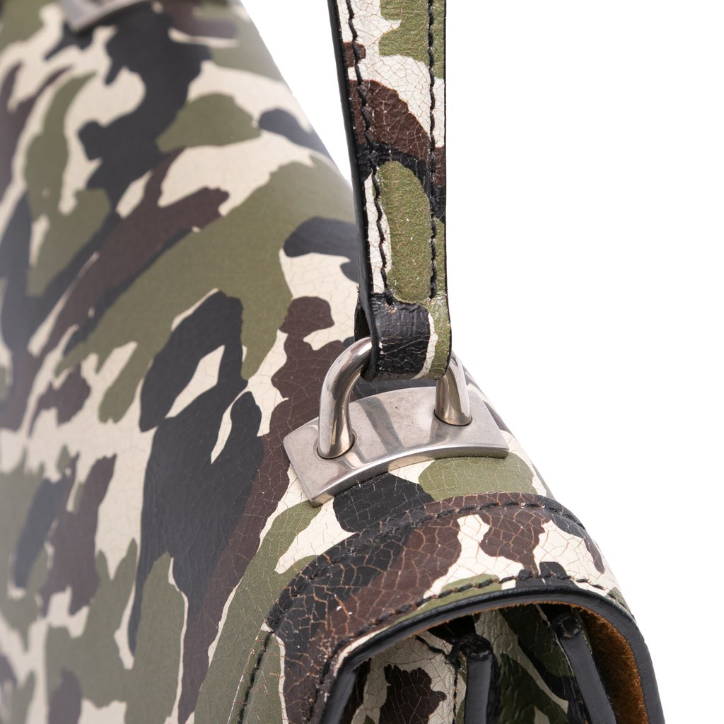 Miu Miu Leather Camouflage Satchel - Image 11