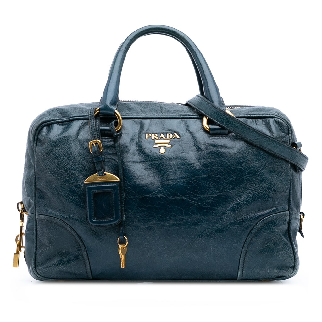 Prada Vitello Shine Satchel