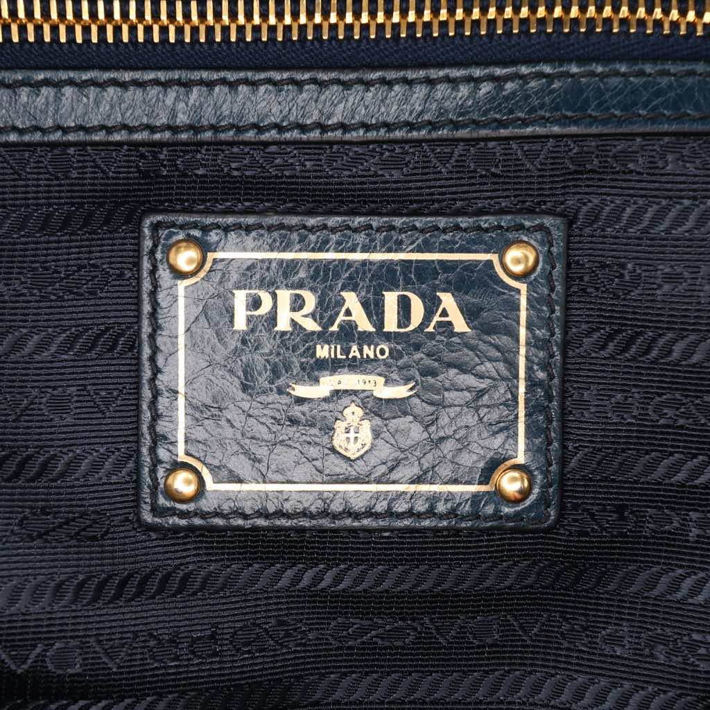 Prada Vitello Shine Satchel - 5