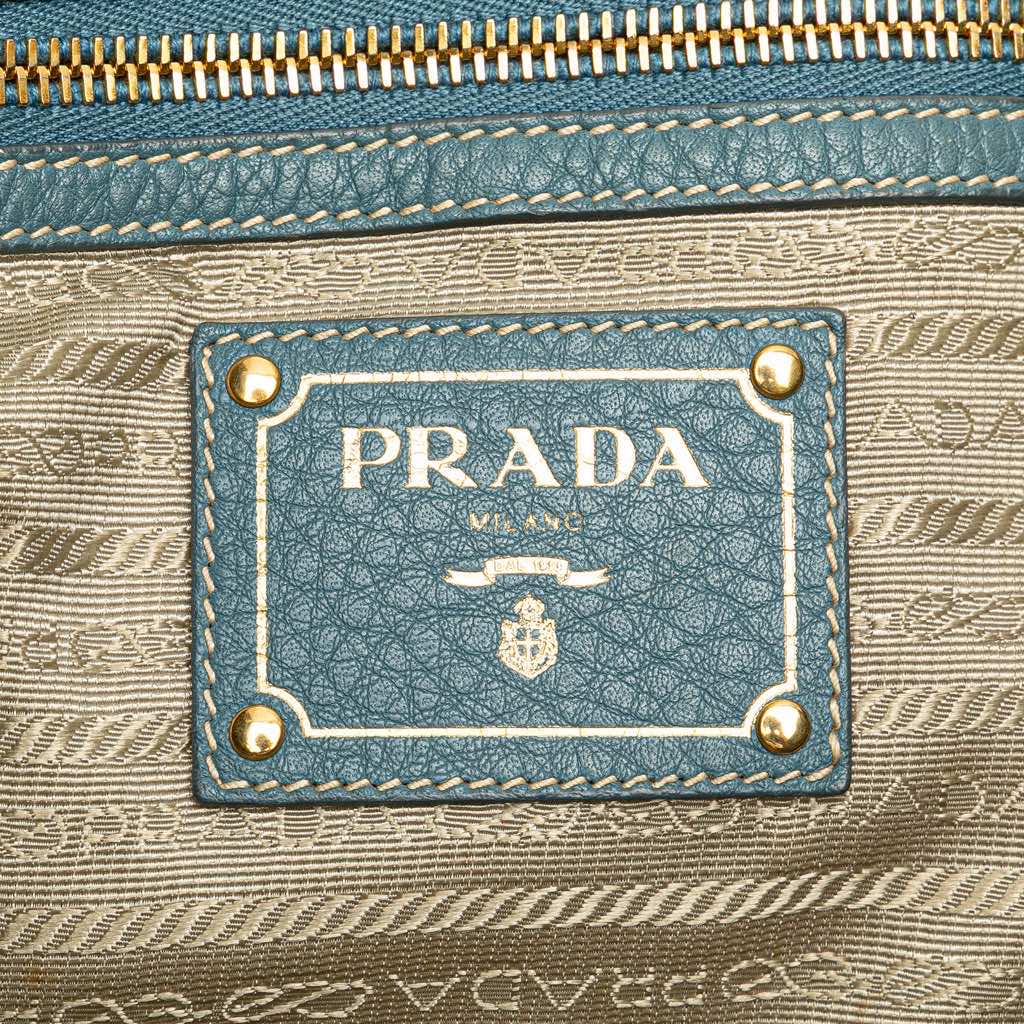 Prada Vitello Daino Open Convertible Tote - Side view