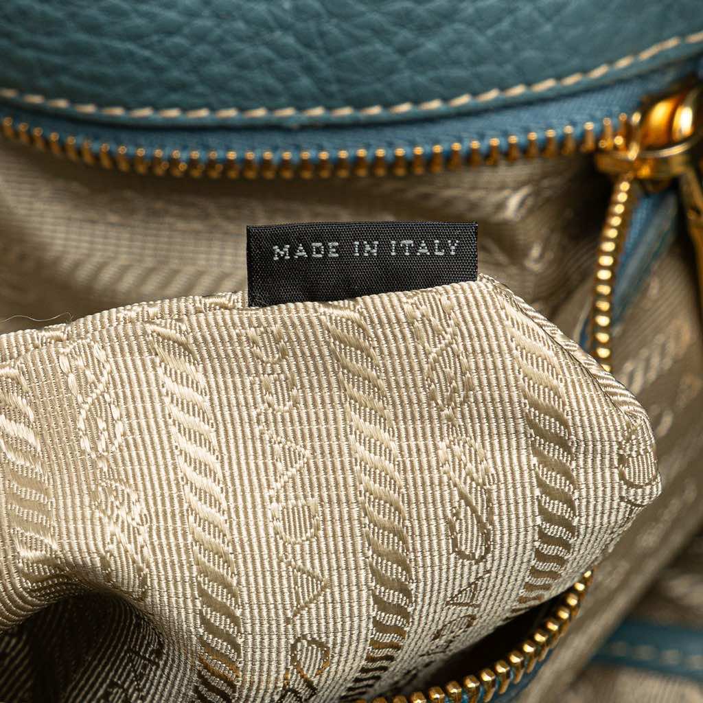 Prada Vitello Daino Open Convertible Tote - Detail 1