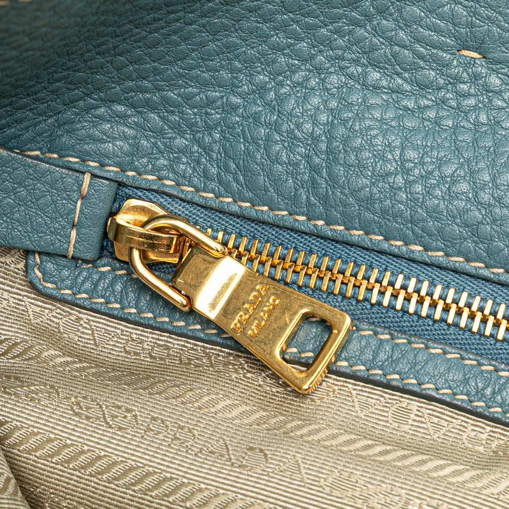 Prada Vitello Daino Open Convertible Tote - Image 10