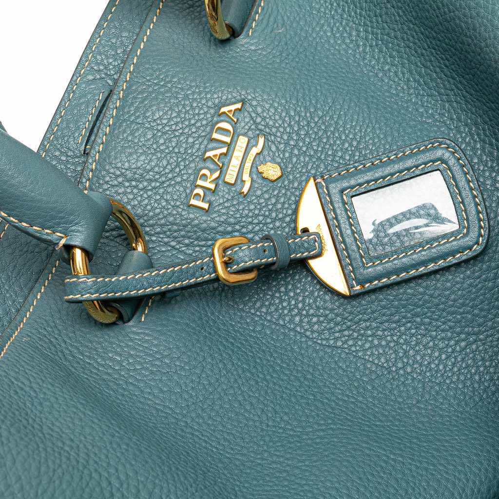 Prada Vitello Daino Open Convertible Tote - Image 12