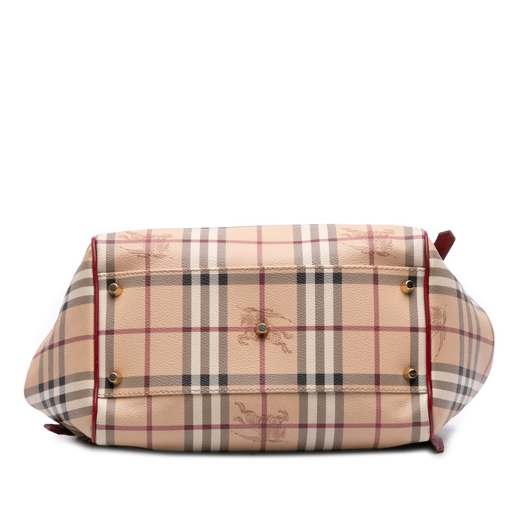 Burberry Small Haymarket Check Coated Canvas Canterbury Tote - 3