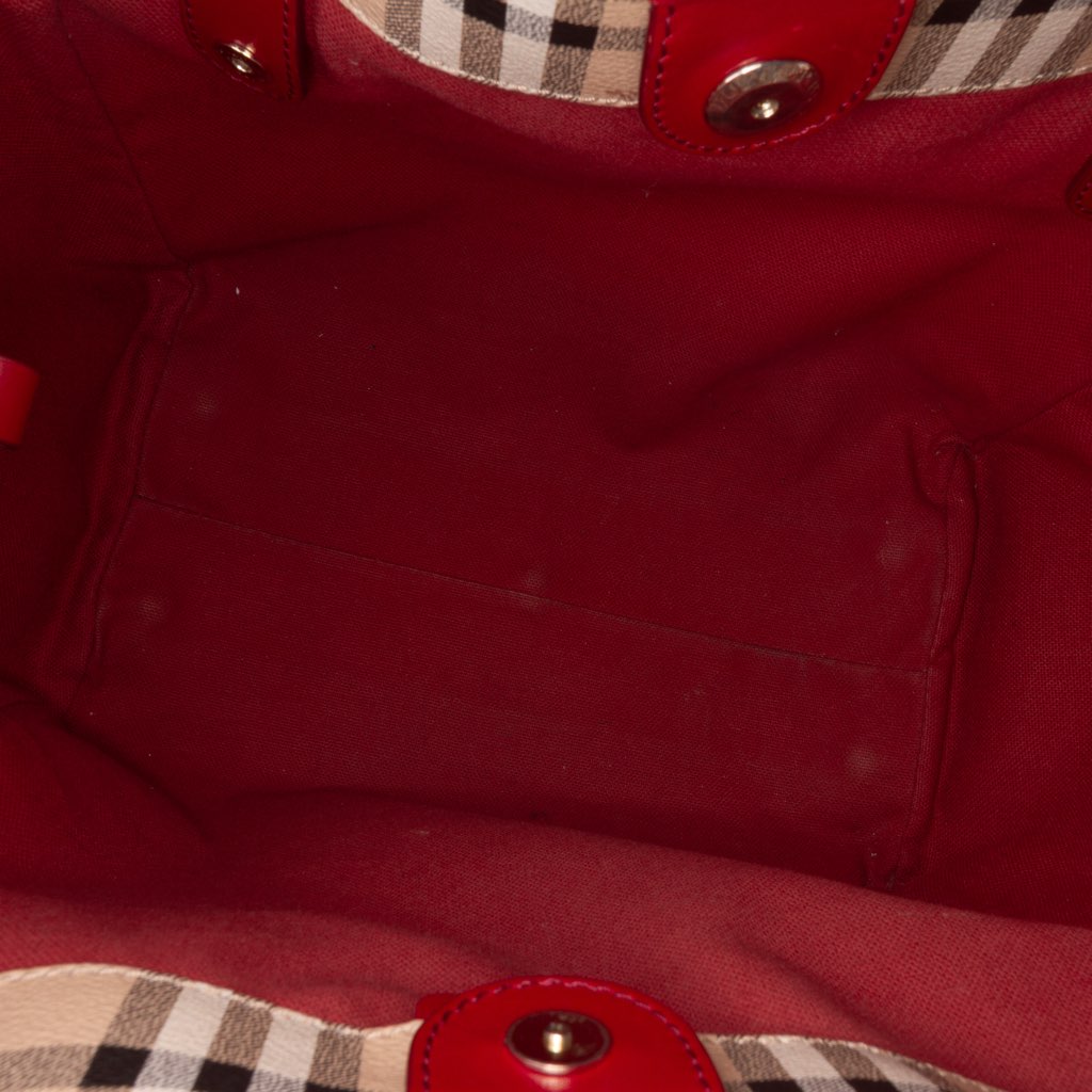 Burberry Small Haymarket Check Coated Canvas Canterbury Tote - 4
