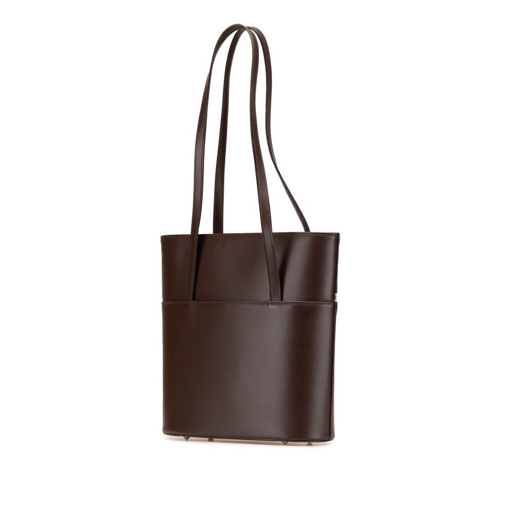 Burberry House Check Trimmed Leather Shoulder Bag - 2