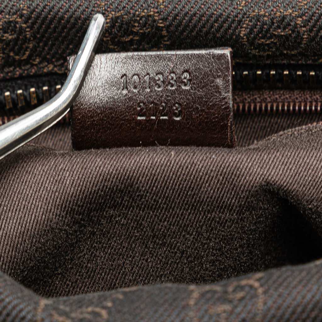 Gucci GG Denim Handbag - Side view