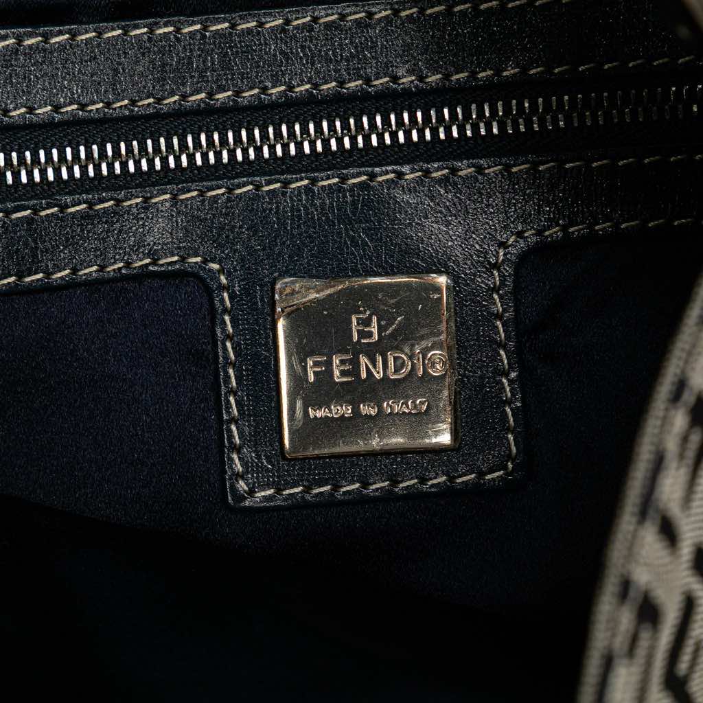 Fendi Zucchino Canvas Baguette - 5