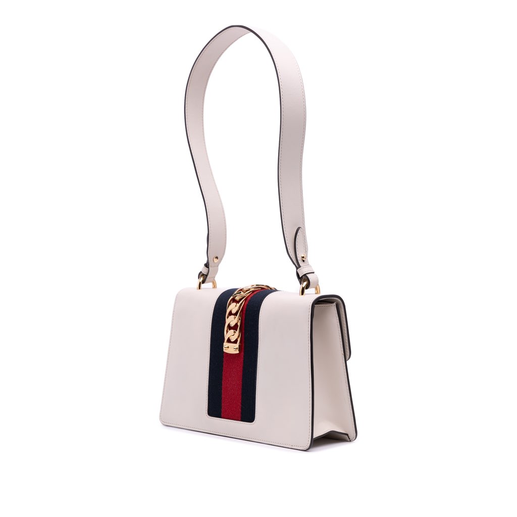 Gucci Small Leather Sylvie Satchel - Back view