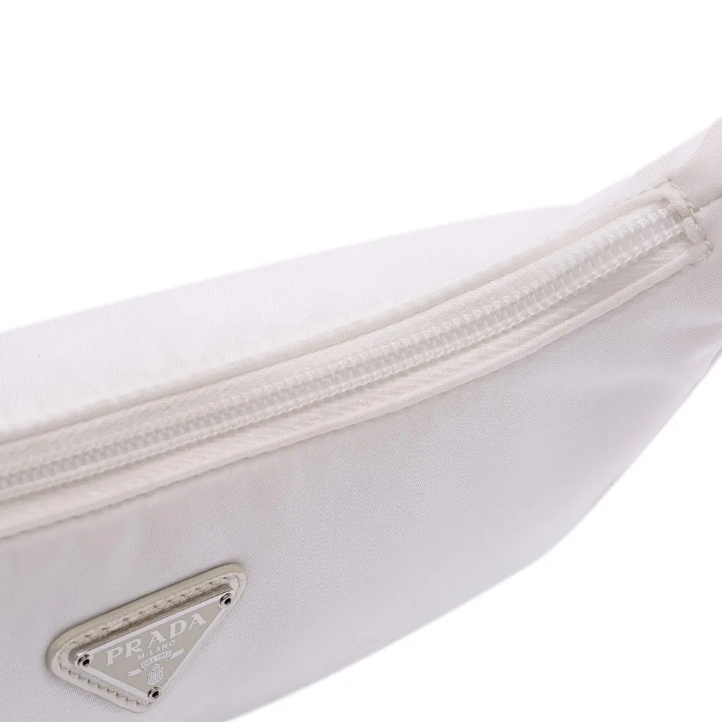 Prada Mini Re Nylon Re Edition 2000 Shoulder Bag White Good - Box View