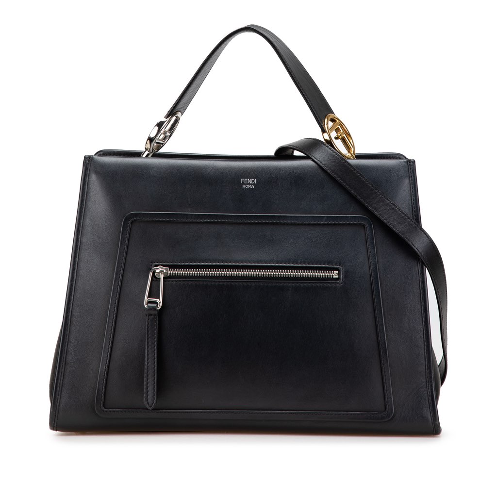 Fendi Medium Leather Runaway Satchel
