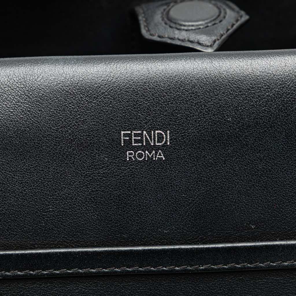 Fendi Medium Leather Runaway Satchel - Side view