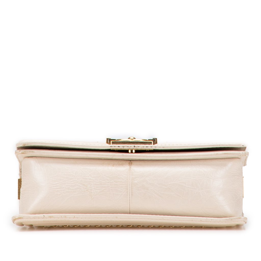 Chanel Old Medium Quilted Aged Calfskin Jacket Boy Flap - 3