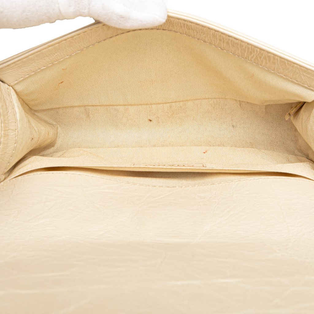 Chanel Old Medium Quilted Aged Calfskin Jacket Boy Flap - 4