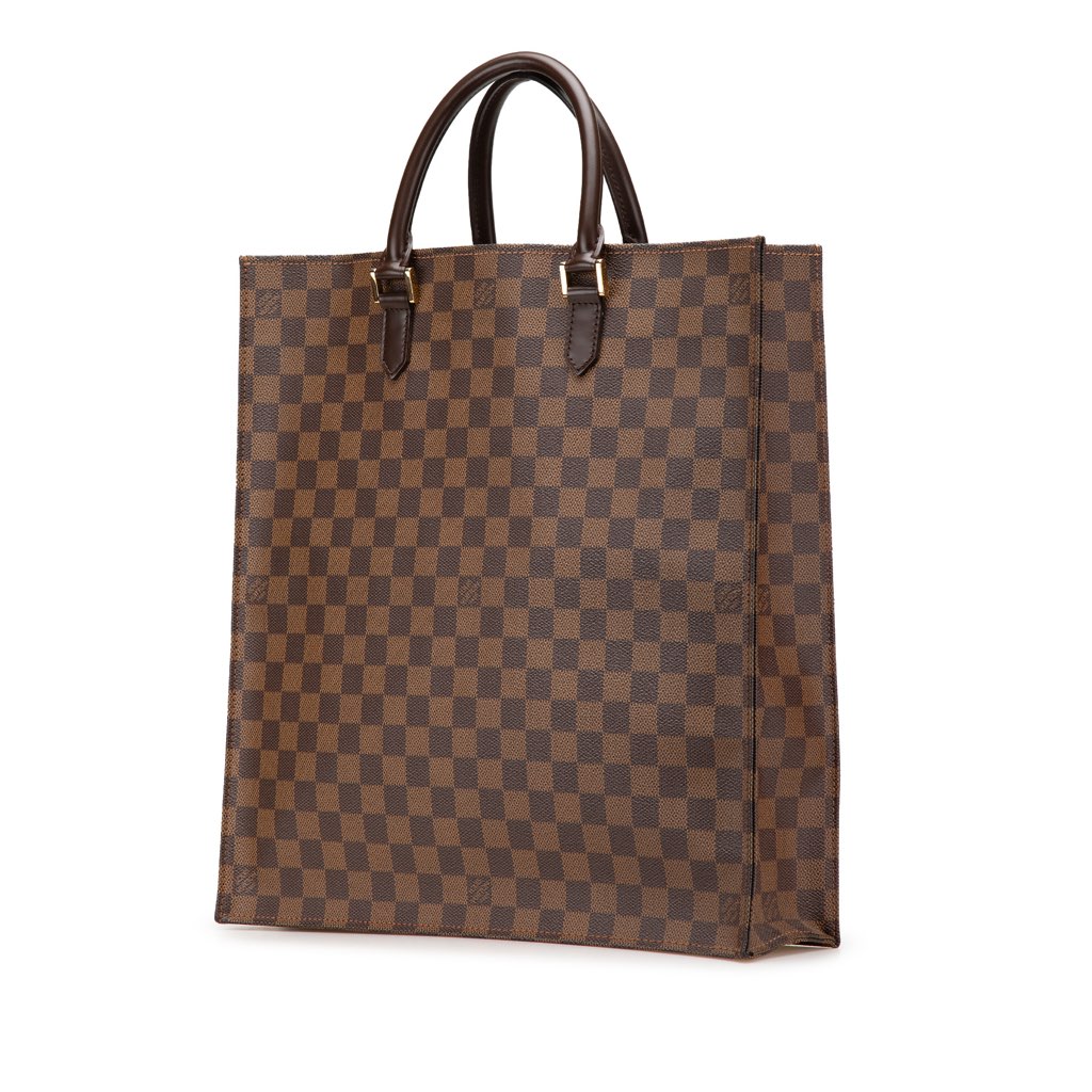 Louis Vuitton Damier Ebene Sac Plat - Back view