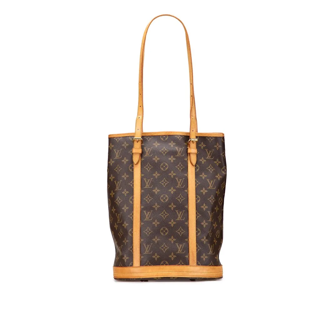 Louis Vuitton Monogram Bucket GM Brown Canvas Fair - Front View