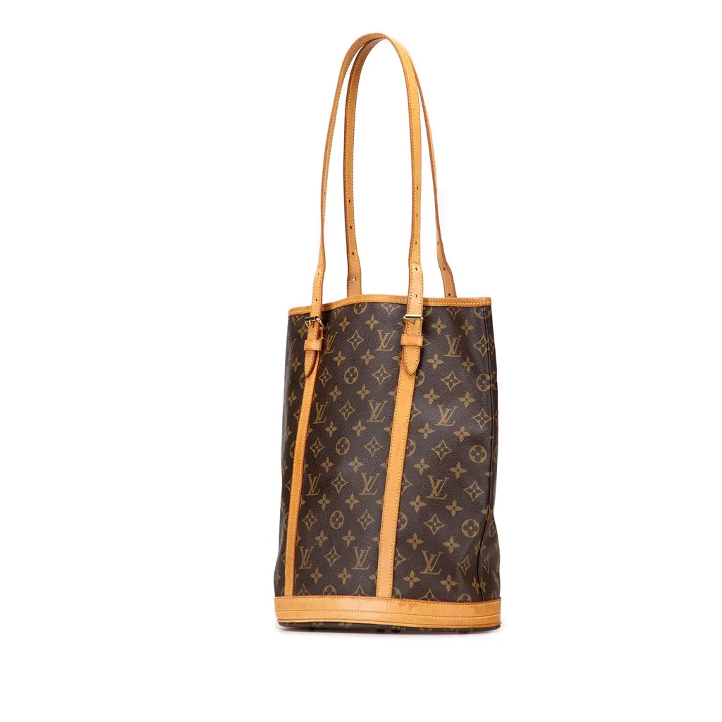 Louis Vuitton Monogram Bucket GM Brown Canvas Fair - Back View