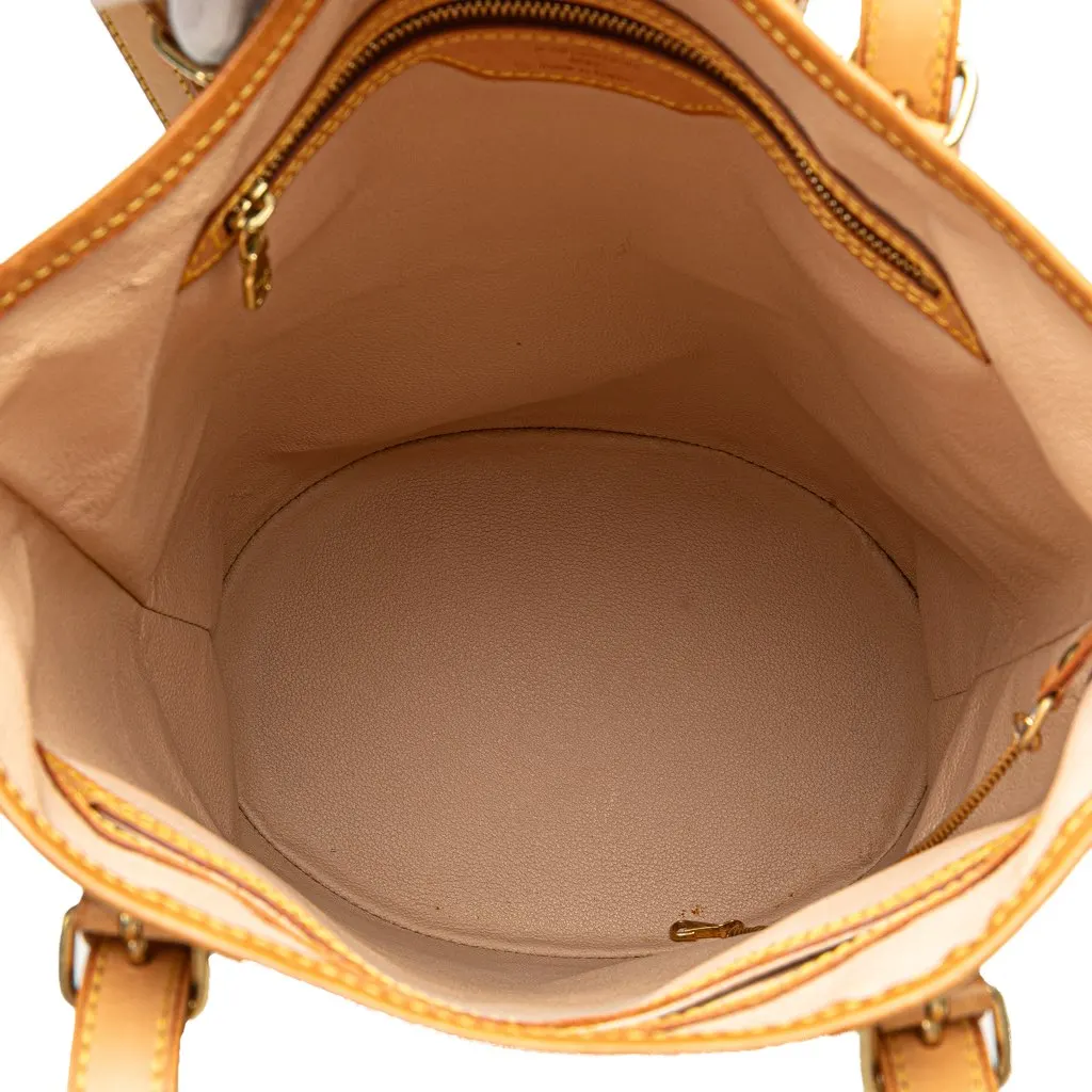 Louis Vuitton Monogram Bucket GM Brown Canvas Fair - Model View