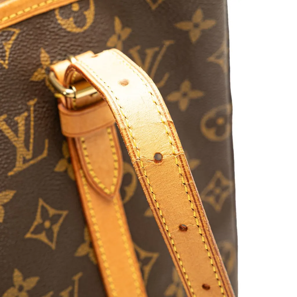 Louis Vuitton Monogram Bucket GM Brown Canvas Fair - Box View